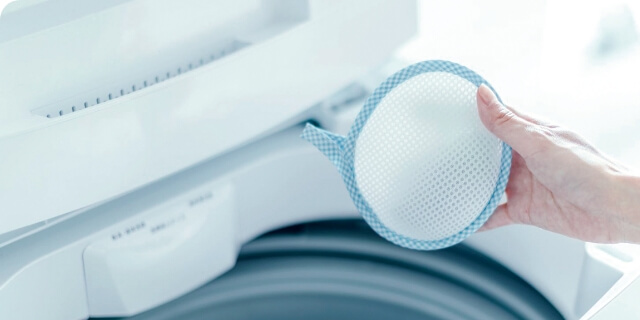 洗たくマグちゃんを入れる